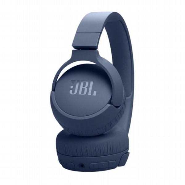 JBL Tune 670NC, On-ear wireless Noice Cancelling headphones, Bluetooth, On-earcup controls, Blue