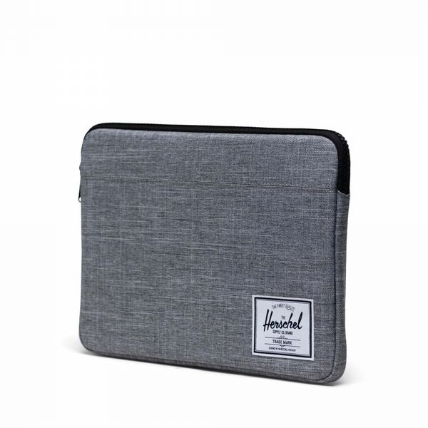 Herschel Anchor 13 Inch Sleeve Raven Crosshatch