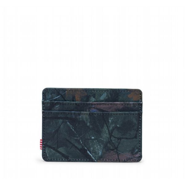 Herschel Charlie Cardholder Fallen Leaves Camo