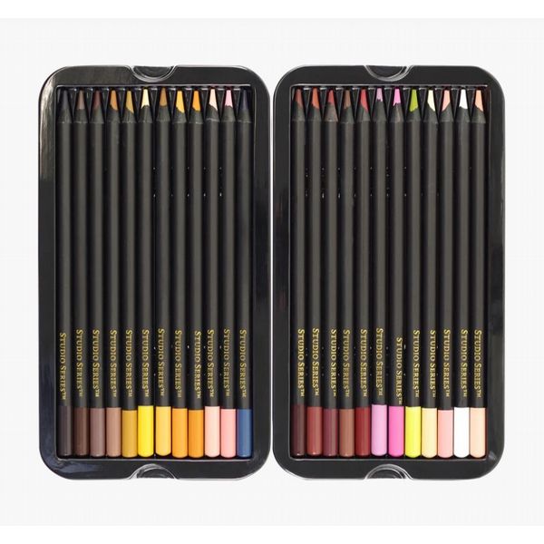 Peter Pauper Skin Tone Colored Pencils (Set of 24)