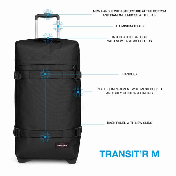 Eastpak - TRANSIT'R M - Black