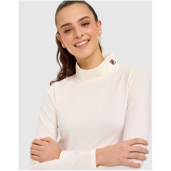 FILA HEIDI WOMENS CROPPED ROLL NECK - GARDENIA