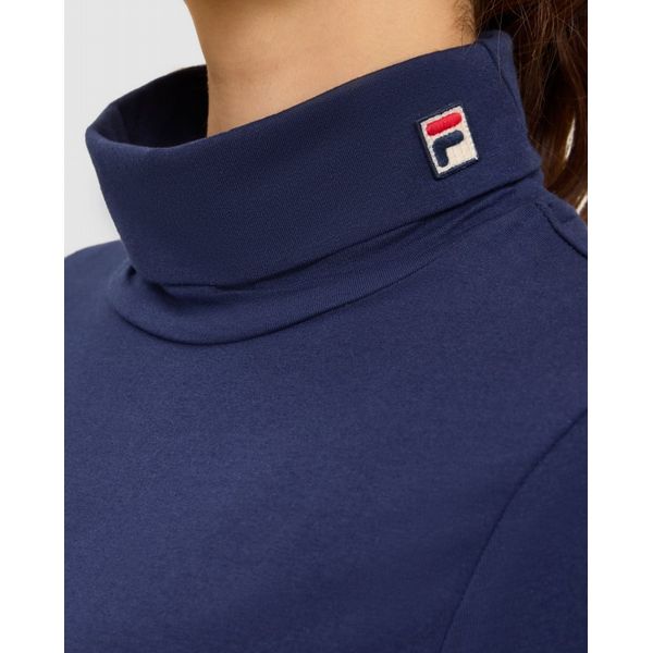 FILA HEIDI WOMENS CROPPED ROLL NECK - FILA NAVY