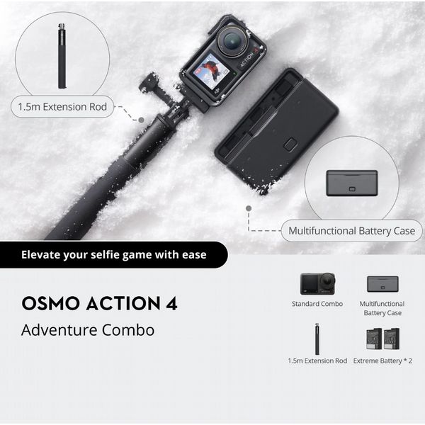 DJI Osmo Action 4 Adventure Combo