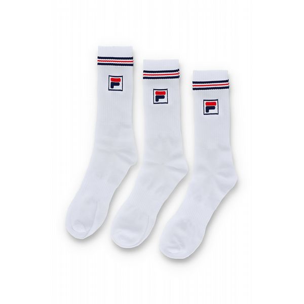 FILA JENT PADDED SPORTS SOCKS WHITE 7-11