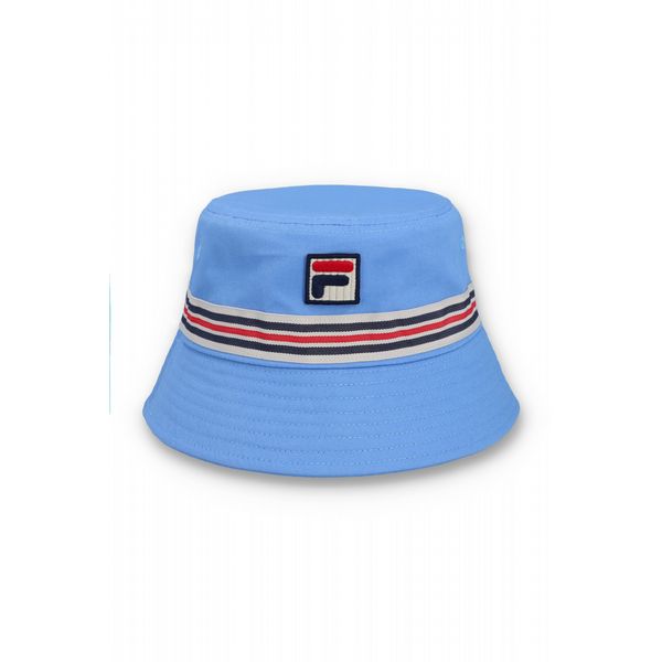 FILA JOJO FBOX AND HERITAGE STIPE BUCKET HAT VISTA BLUE