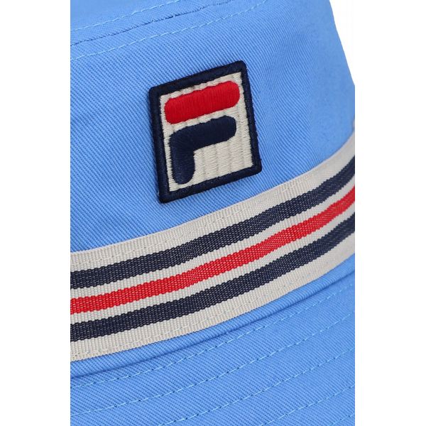 FILA JOJO FBOX AND HERITAGE STIPE BUCKET HAT VISTA BLUE