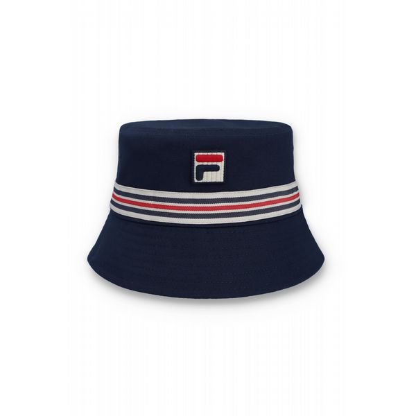 FILA JOJO FBOX AND HERITAGE STIPE BUCKET HAT FILA NAVY