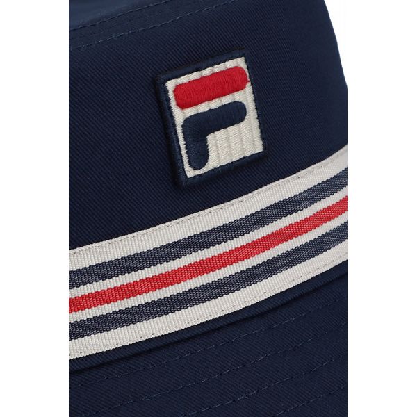 FILA JOJO FBOX AND HERITAGE STIPE BUCKET HAT FILA NAVY