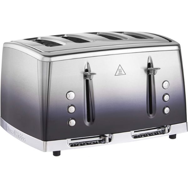 RUSSELL HOBBS ECLIPSE BREAKFAST BUNDLE - MIDNIGHT BLUE KETTLE & 4 SLICE TOASTER