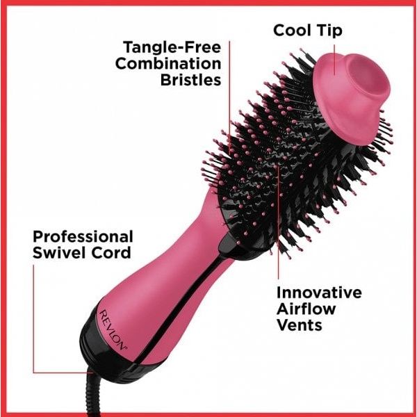 Revlon One Step Volumiser Hair Styler - Pink