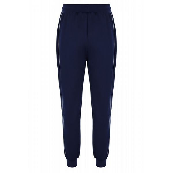 FILA HOLLYN WOMENS PIPING JOGGER WITH RIB WAISTBAND CUFFS- FILA NAVY/GARDENIA