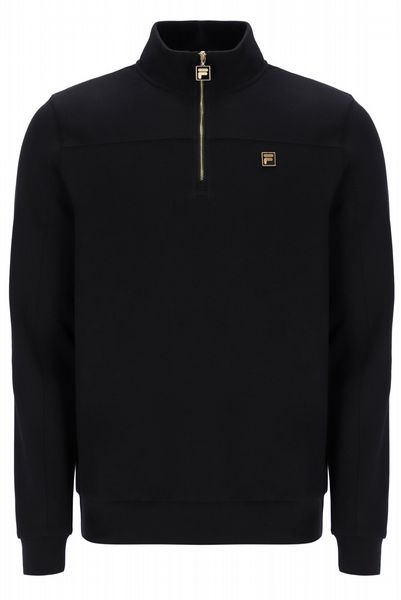 FILA MENS KEVIN HALF ZIP MIDLAYER BLACK