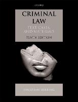 Criminal Law: Text, Cases, and Materials