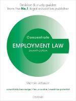 Employment Law Concentrate: Law Revision and Study Guide