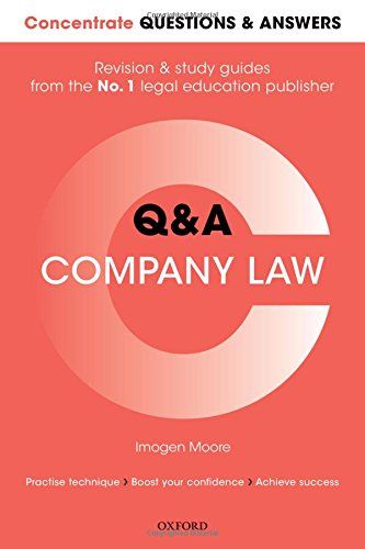 Concentrate Questions and Answers Company Law (ePub eBook)