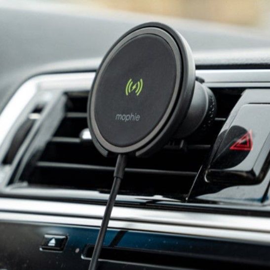 Mophie Car Vent Holder | Charger for MagSafe - Black