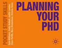 Planning Your PhD (PDF eBook)