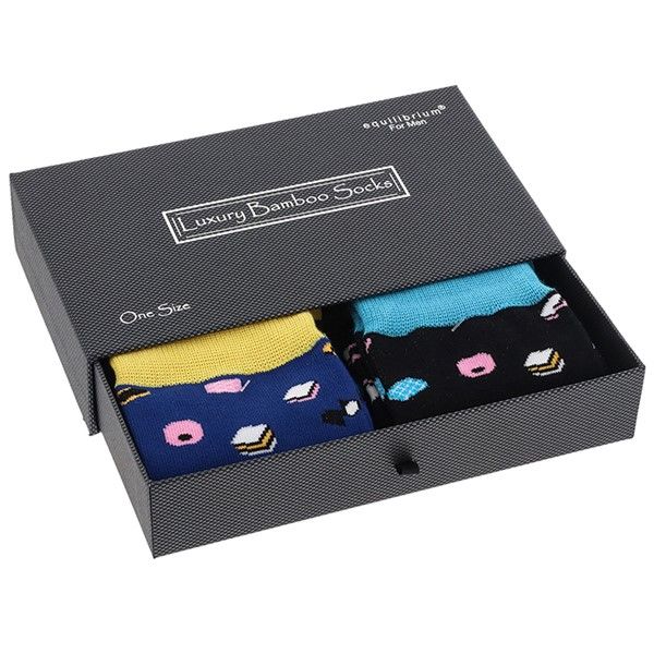 Equilibrium Men's Bamboo Socks Gift Box Allsorts