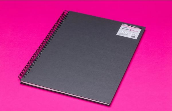 A3 Portrait Pink Ribbon Charity Sketchbook