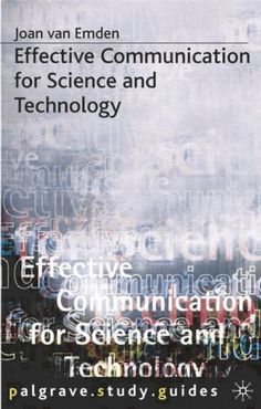 Effective Communication for Science and Technology