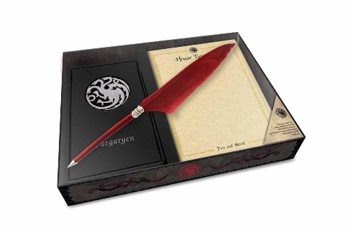 Game of Thrones: House Targaryen: Desktop Stationery Set (With Pen)