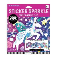 Unicorn Magic Sticker Sparkle Poster Activity Kit