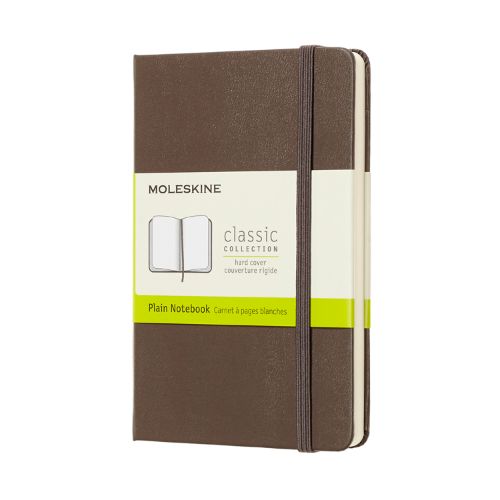 Moleskine Earth Brown Notebook Pocket Plain Hard Cover