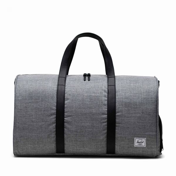 Herschel Novel Duffle Raven Crosshatch