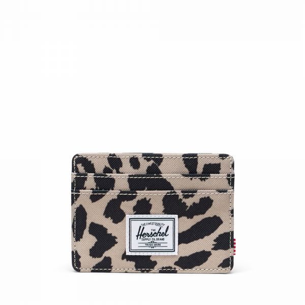 Herschel Charlie Cardholder Leopard Wave