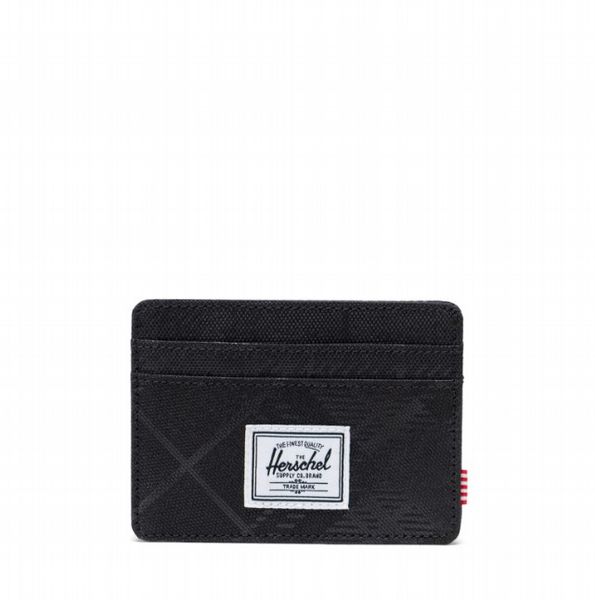 Herschel Charlie Cardholder Plaid Emboss