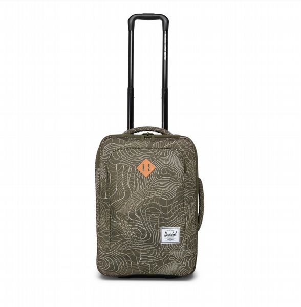 Herschel Heritage™ Softshell Large Carry On Luggage Ivy Green Topography