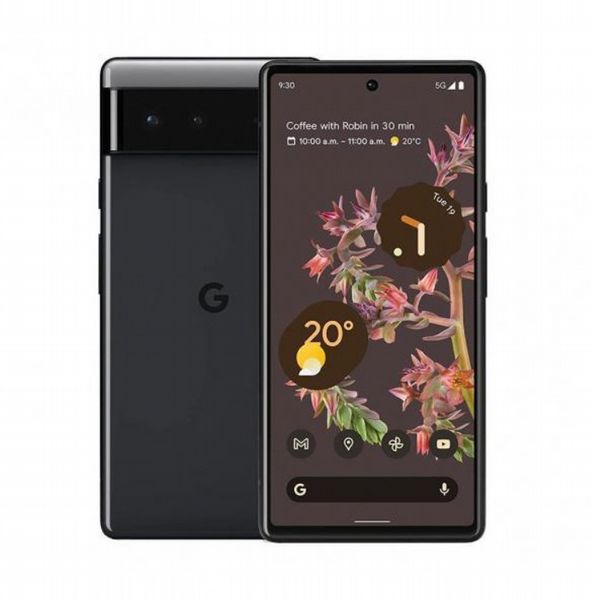 Refurbished Google Pixel 6 5G 128GB Black - AS NEW