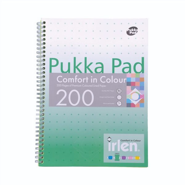 Pukka Irlen A4 Jotta Green