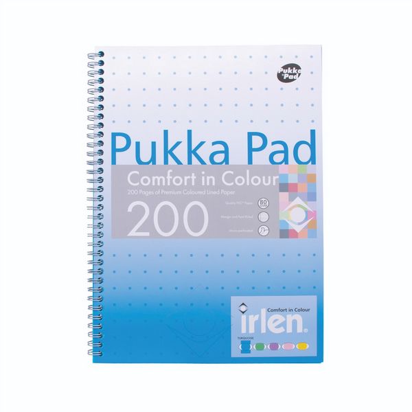 Pukka Irlen A4 Jotta Turquoise