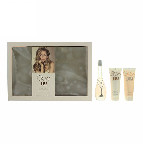  Jennifer Lopez Glow Eau De Toilette 3 Piece Gift Set: Eau De Toilette 50ml - Body...