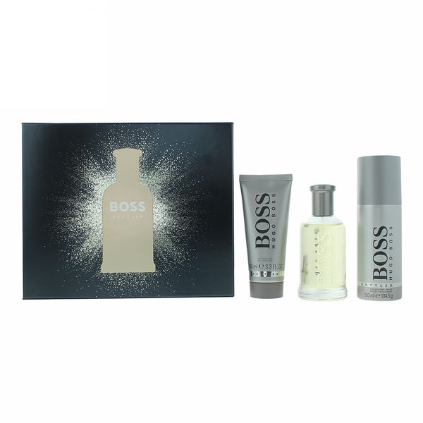  Hugo Boss Bottled 3 Piece Gift Set: Eau de Toilette 100ml - Shower Gel 100ml -...