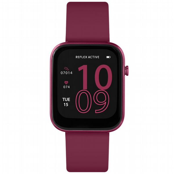 Reflex Series 12 Berry Red Smart Watch