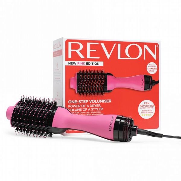 Revlon One Step Volumiser Hair Styler - Pink