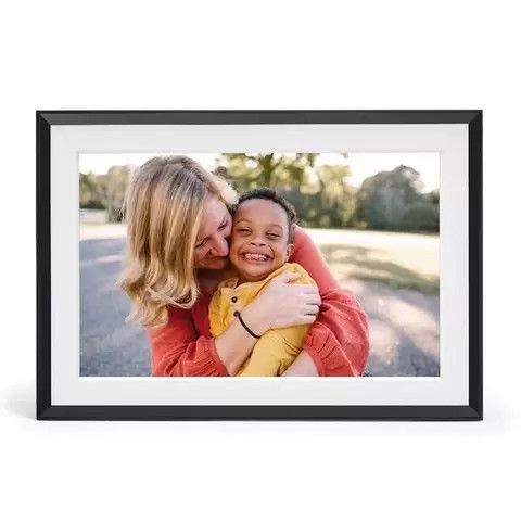 Carver Mat UK by Aura Digital Photo Frame - Matte Black