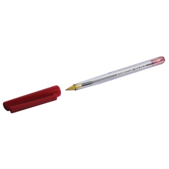 Staedtler Stick Ballpoint Pen Medium Red 430-M2 - Pack of 10