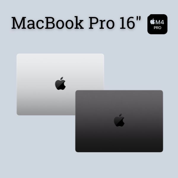 MacBook Pro 16-inch: Apple M4 Pro chip with 14-core CPU and 20-core GPU, 48GB, 512GB SSD