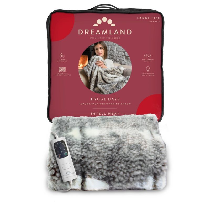 Dreamland Luxury Warming Throw Fallow Deer