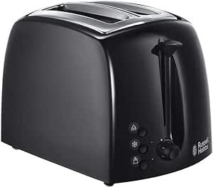 Russell Hobbs Textures 2 Slice Black Toaster