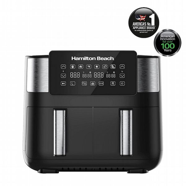 Hamilton Beach 8L dual basket air fryer 2850W