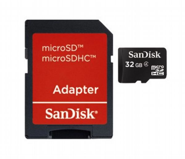 Sandisk Flash Card 32GB Class 2 Micro-SD w/a