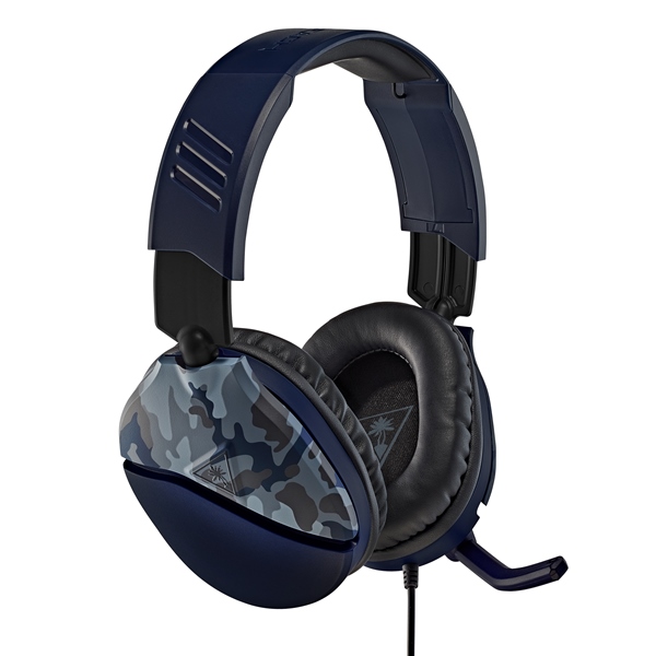 70 Blue Camo Headset