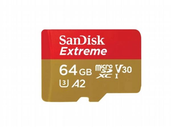 Sandisk FC Extreme microSD 64GB & SD AD 160MB