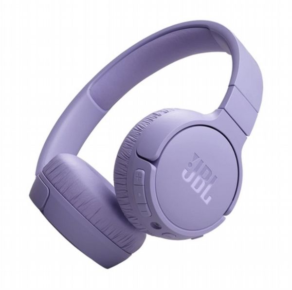 JBL Tune 670NC, On-ear wireless Noice Cancelling headphones, Bluetooth, On-earcup controls, Purple