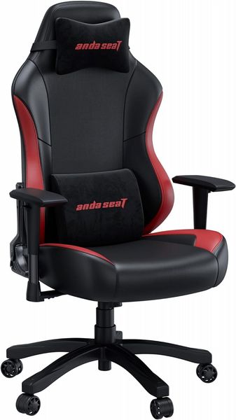 Anda seaT Luna Premium Large Gaming Chair - Black/Red - (EU Version)